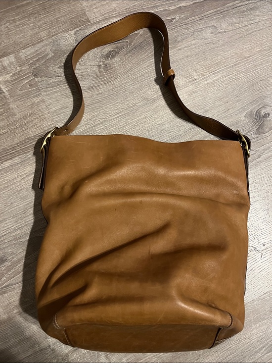 Coach Handbags - Coach Cognac Leather Slouch Shoulder Bag